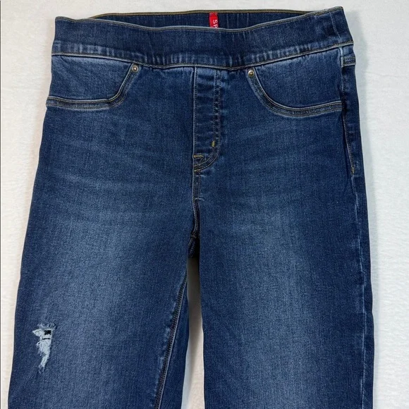 SPANX Classic Blue Denim Pants Medium - Picture 6 of 11